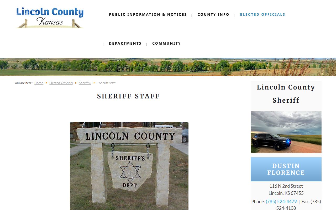Lincoln County inmate records sheriff staff source