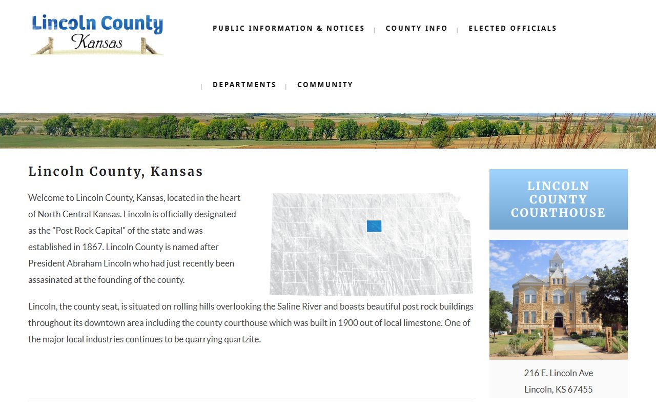 Lincoln County court records official county homepage
